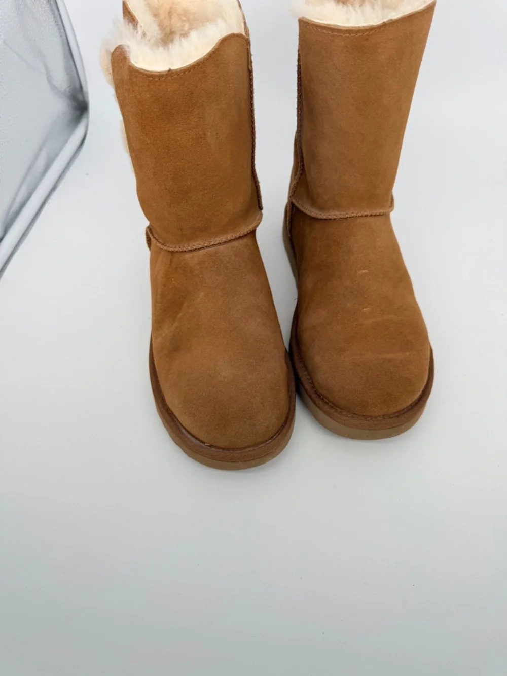 UGG Bailey Fluff Buckle Boot Size 8